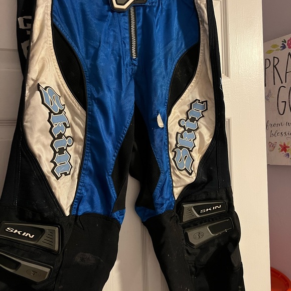 Skin Industries motocross pants and matching riding shorts. - Picture 2 of 8